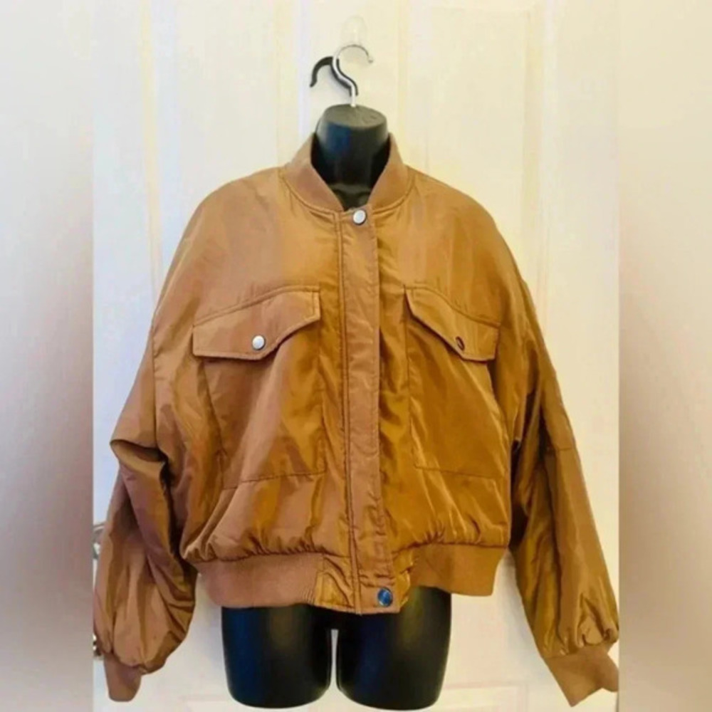 Women’s Brown Bomber Jacket